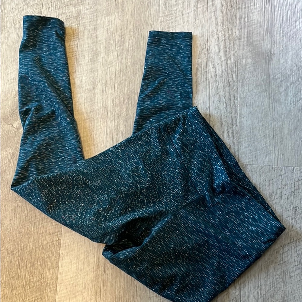 RBX Blue Leggings Athletic Performance Wear